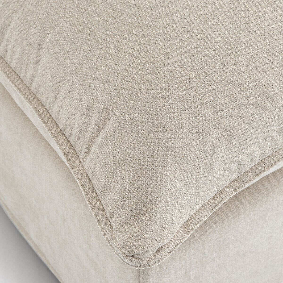 LA REDOUTE INTERIEURS Pouf, déhoussable, en polyester chiné, ODNA