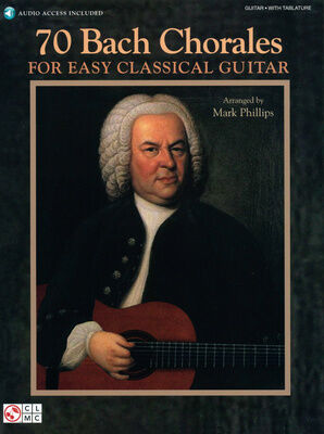 Cherry Lane Music Company 70 Bach Chorales Easy Guitar