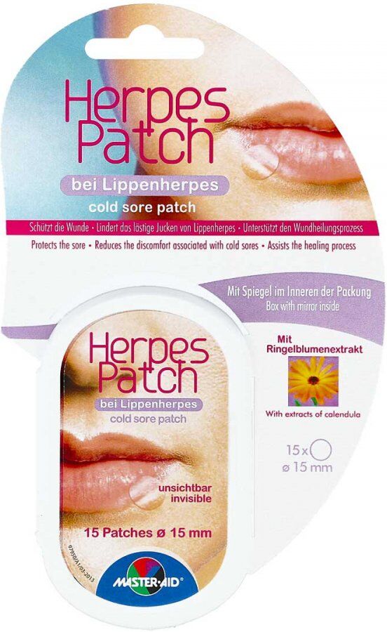 Herpes Patch bei Lippenherpes 15 mm 15stk
