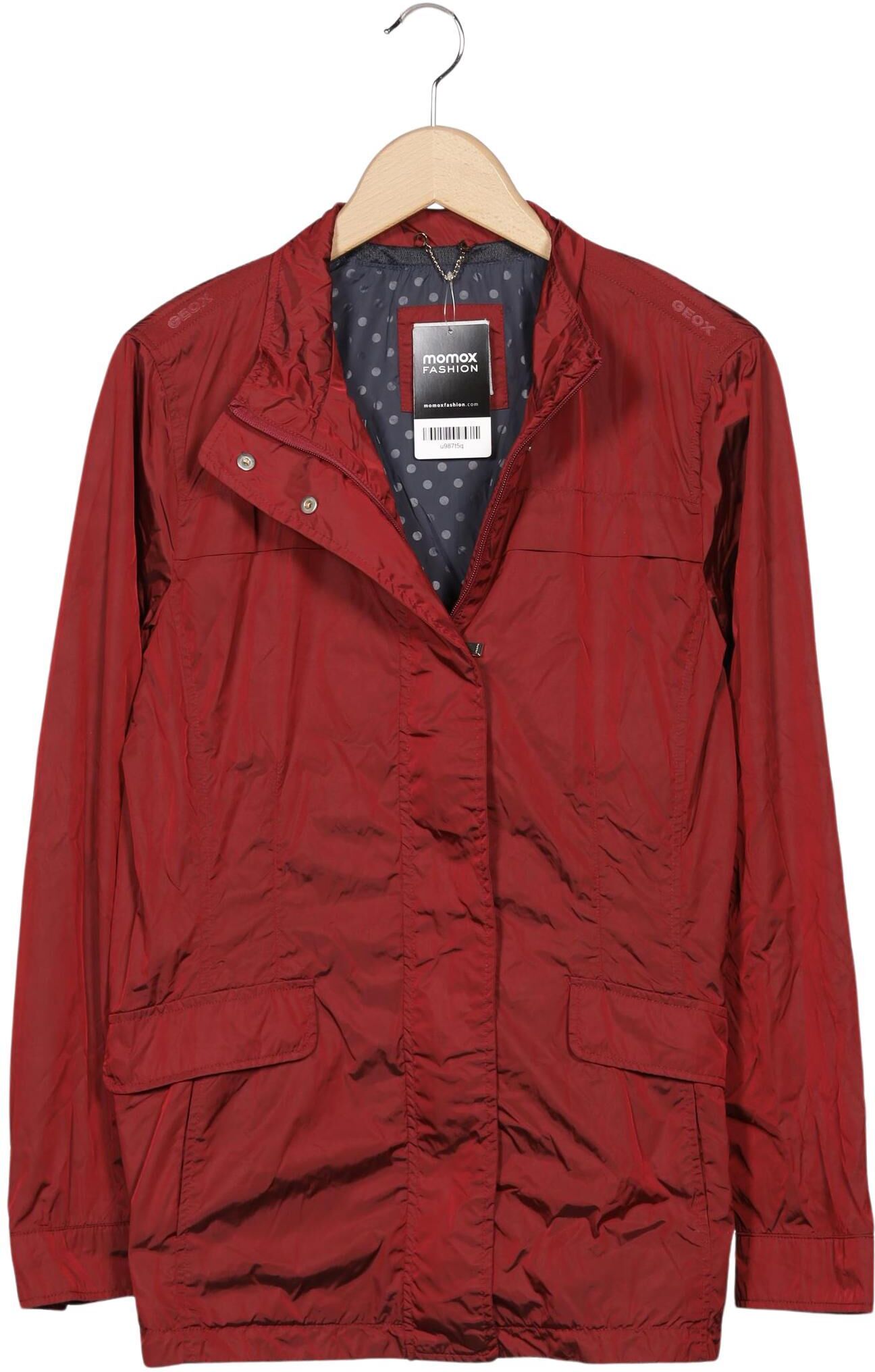Geox Damen Jacke, Rot, Gr. EU 40, Synthetik - Second Hand