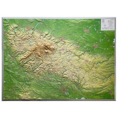 Relief Harz 1:110.000, Karte von Andre Markgraf,Mario Engelhardt, Georelief Vertriebs GbR