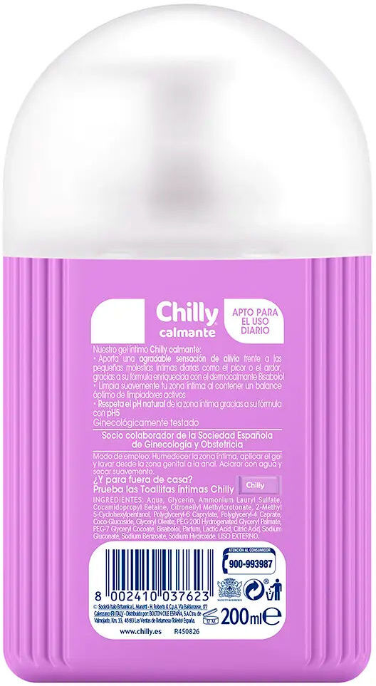 Chilly Calmante higiene íntima 200 ml