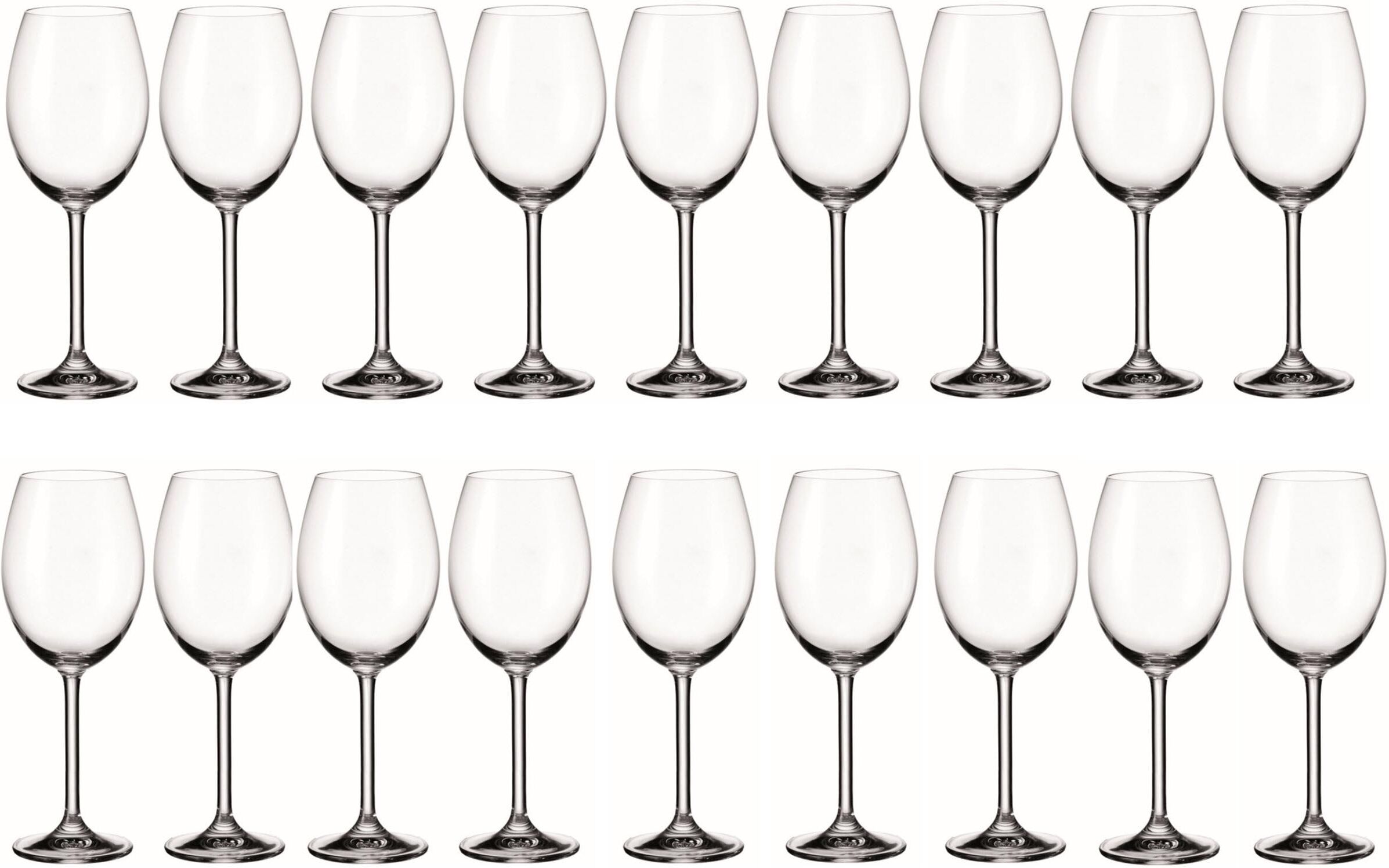 Rotweinglas MONTANA-GLAS "Montana Rotweinglas Pure Catering 5", transparent, B:56,2cm H:22,5cm, Kristallglas, Trinkgefässe, Rotweinglas, 18 teilig Tiefe: 30 cm transparent 22,5cm, 550ml, 18 Stk.