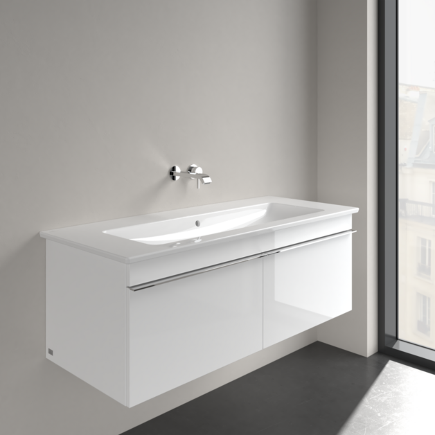 Villeroy und Boch Villeroy & Boch Venticello Waschtisch 4104CJR1 120x50cm, weiss Ceramicplus, ohne Hahnloch