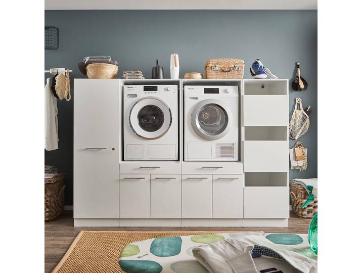 Buanderie D 235 x 162cm Blanc/Blanc