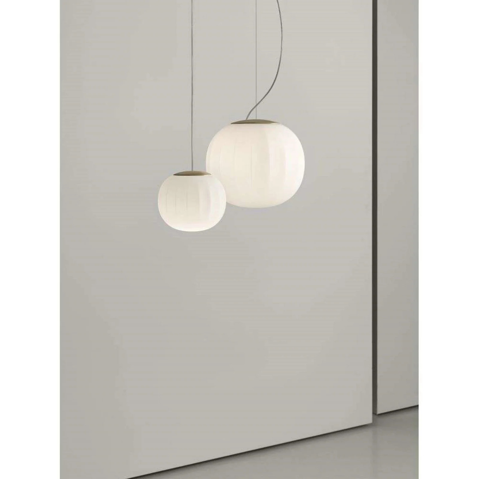 Luceplan Lita Hanglamp Ø14 Messing en Glas