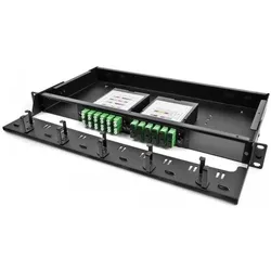 Delock LWL HD (High Density) Kassette MPO Stecker zu 12 x SC Simplex Buchse, 12 Fasern, Singlemode, Pola..., Zubehör Netzwerk
