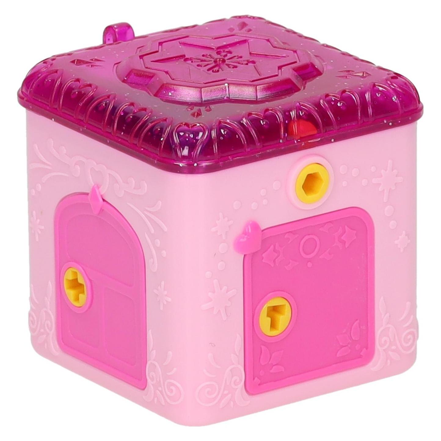 Hippo Rosa Überraschungsbox mit 5 Schlüsseln - 5 x 5 x 5 cm (69898604)