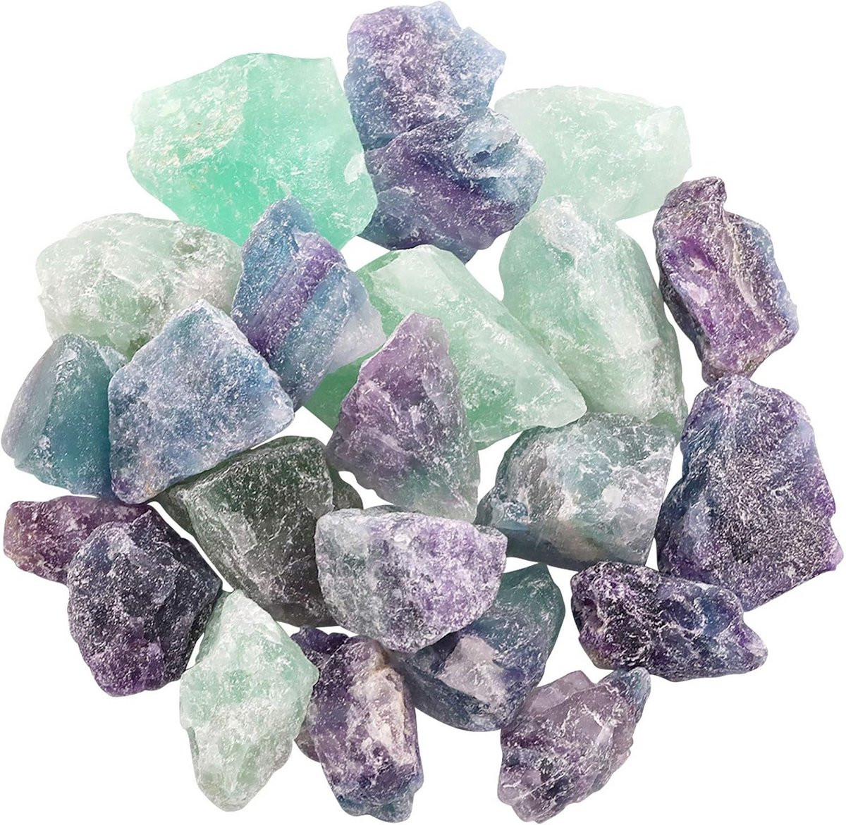 Bulkruwe fluorietsteen voor kristalbewerking, Wicca en Reiki
