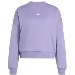 adidas Essentials S Logo Feel Cozy Sweatshirt Damen - maglil/whit