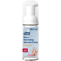 Tork Desinfizierender Hand Alkohol Schaum, dermatologisch getestet, 24 x 47 ml, ...