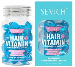 ilyeco 30Pcs Vitamin Leave In Hair Care Essential Oil, Hair Care Capsules Keratin Essence, Protein Smooth Hair Essential Oil keratin