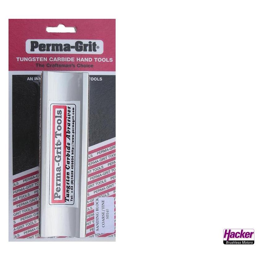 Perma-Grit schleifklotz 2-seitig 140mm (180, 320) (PG1040)