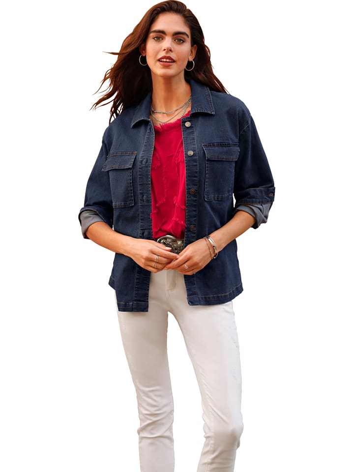 Heine Jeansjacke in Dunkelblau - 36