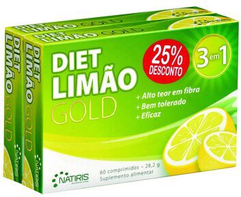 Pack Diet Limão Gold 25% Desconto 120 cápsulas