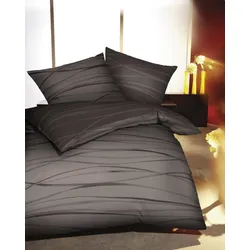 kaeppel Bettwäsche Satin Motion braun 200x200 cm + 2x80x80 cm