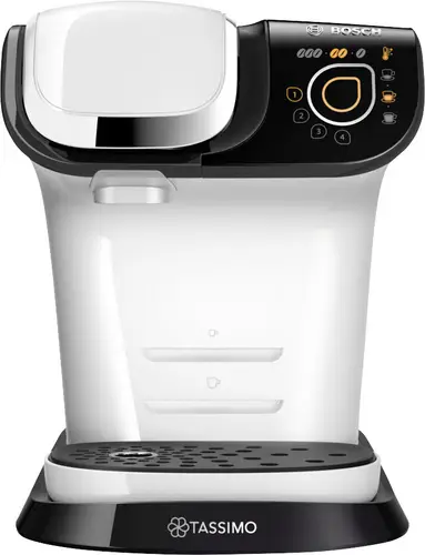 Bosch Haushalt TASSIMO MY WAY 2 TAS6504 Kapselmaschine Weiß, Schwarz inkl. Entkalker, One Touch, herausnehmbare Brühgruppe