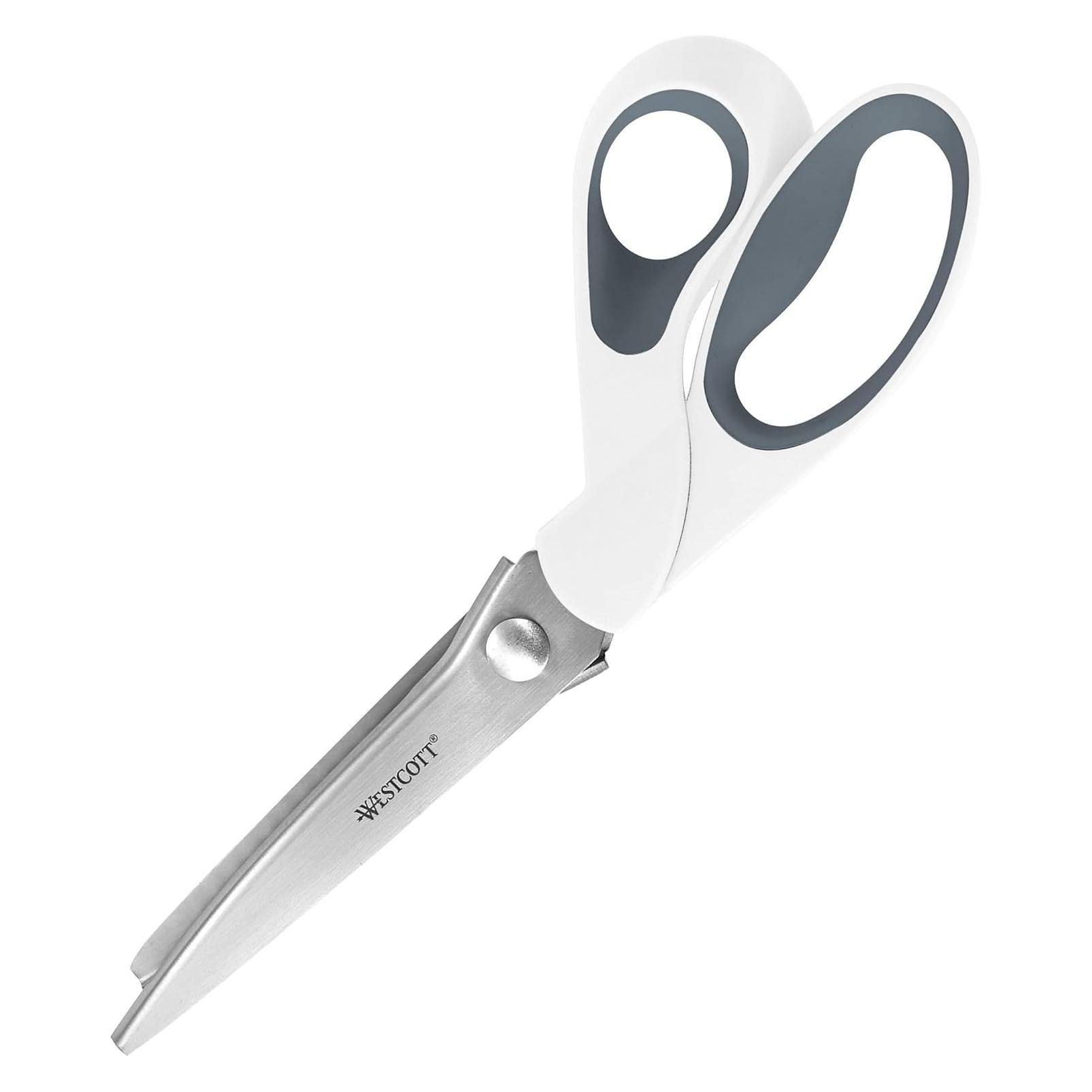 Westcott Konturenschere Softgrip weiss-grau 24,0 cm (24.20 cm) (15983-001)