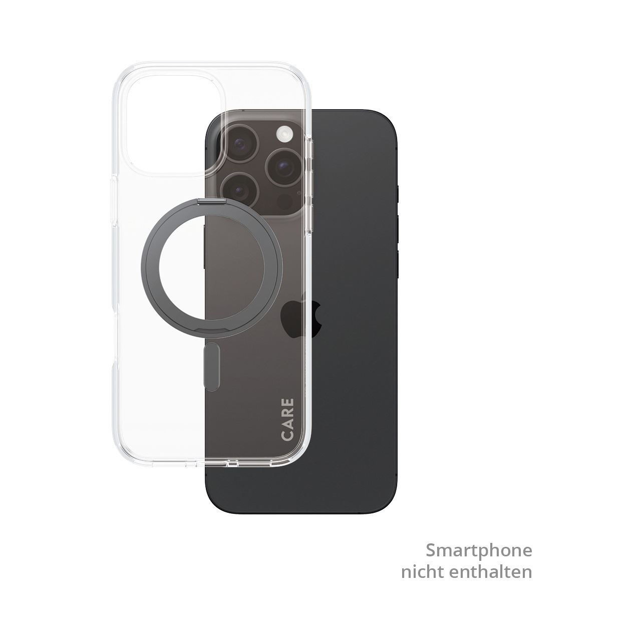 PanzerGlass CARE Feature Kickstand iPhone 16 Pro Max schwa