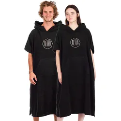 After Logo Surf Poncho black Gr. Uni