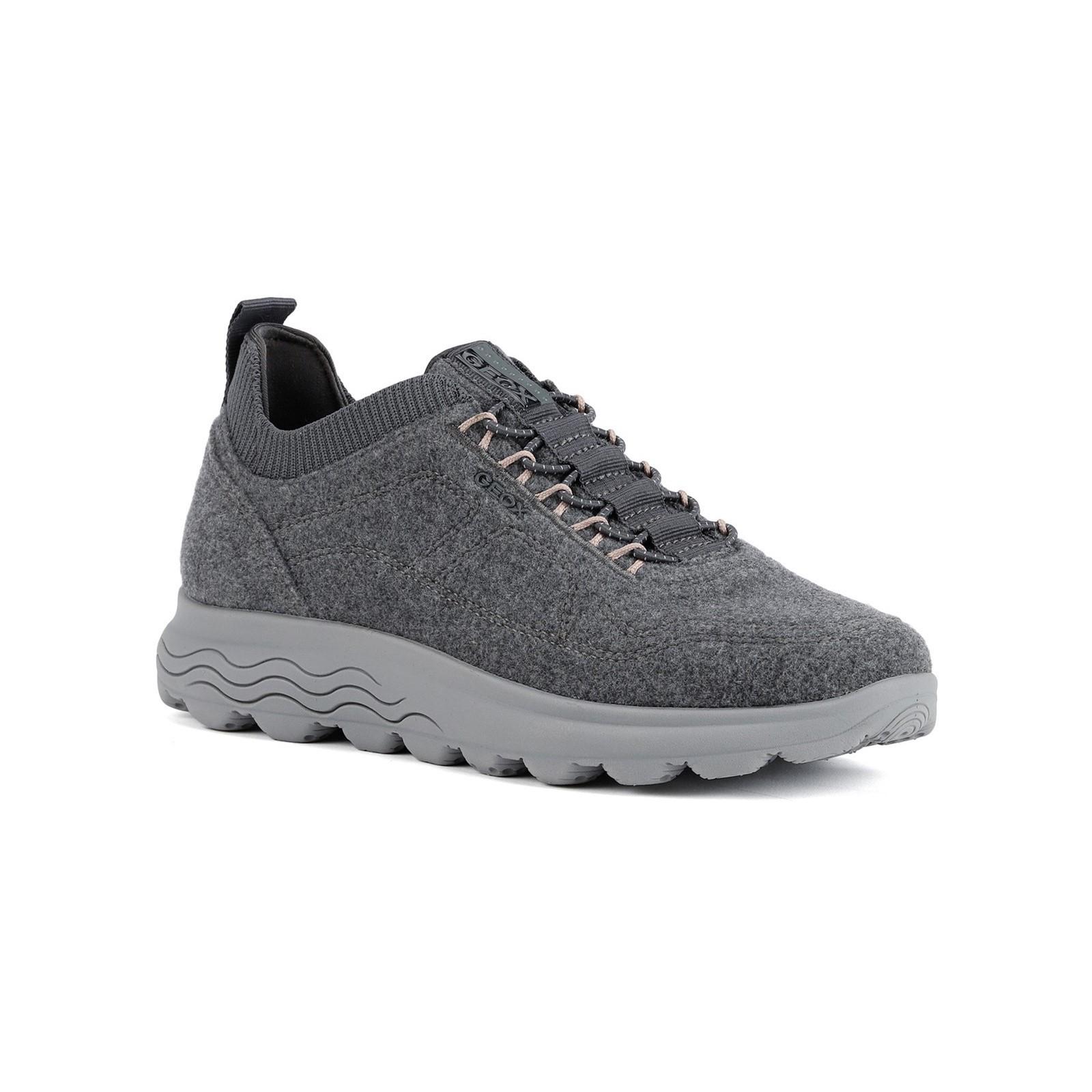 Geox D Spherica A Wollmischung Damen Anthrazit Sneaker