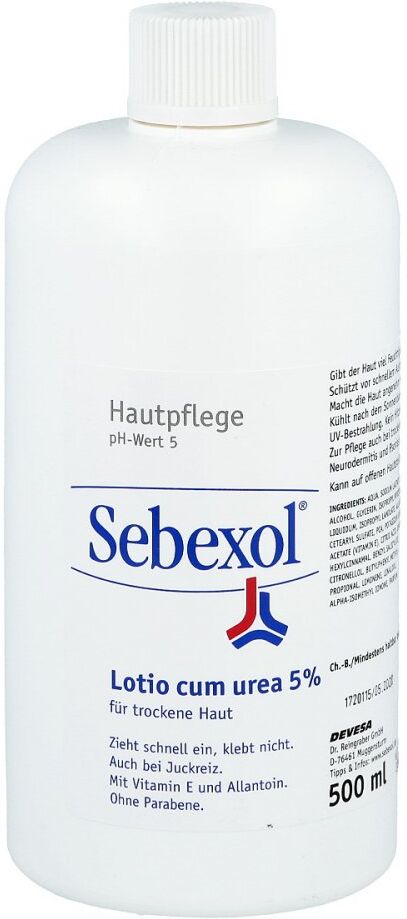 Sebexol Lotio cum urea 5% 500ml