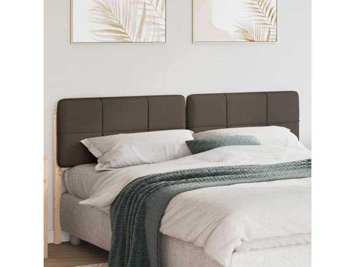 Xolmizyn Kopfteil aus Kiefernholz, Bett-Rückenlehne 180 cm, Braun Taupe Massivholz-Konstruktion, Rechteckiges Design, Vielseitig einsetzbar