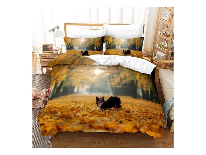 LuxusKollektion Kinderbettwäsche Kinderbettwäsche 3D Border Collie 135x200cm 2tlg