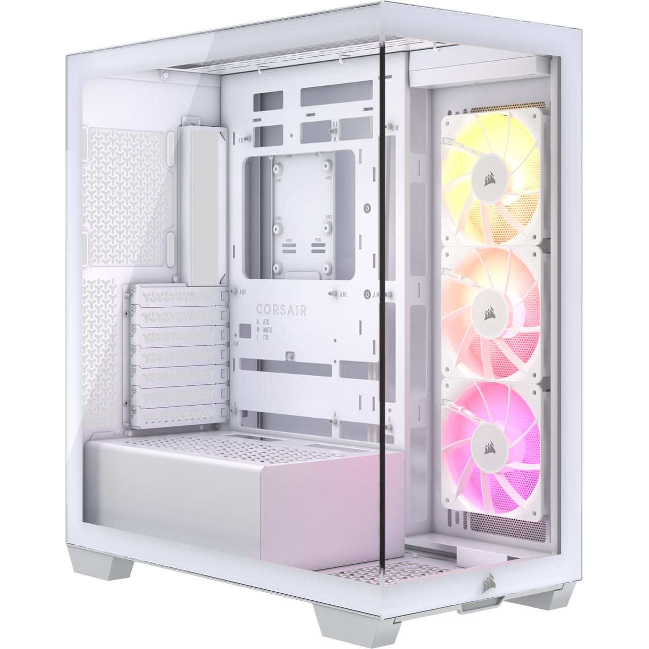 Corsair 3500X ARGB Midi Tower ohne Netzteil weiss