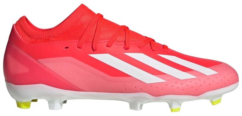 adidas Crazyfast League FG Solar Red Cloud White Team Solar Yellow - EU 40