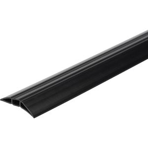 EHA Kabelbrücke 44020 Toploader, 1 Kanal, 150 cm x 6,2 cm, schwarz, Gummi