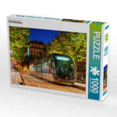 CALVENDO Puzzle Tram Bordeaux | 1000 Teile Lege-Größe 64x48cm Foto-Puzzle für glückliche Stunden