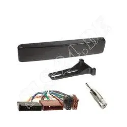 Autoradio 1-DIN Einbaurahmen Radioblende+Adapterkabel Einbauset für Ford Fies...