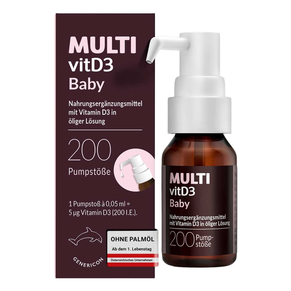 Genericon Pharma Gesellschaft m.b.H. MULTIvitD3 Baby Pumplösung 17632402