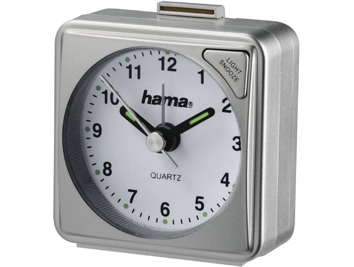 Hama wekker- A50 - Reiswekker- Zilver