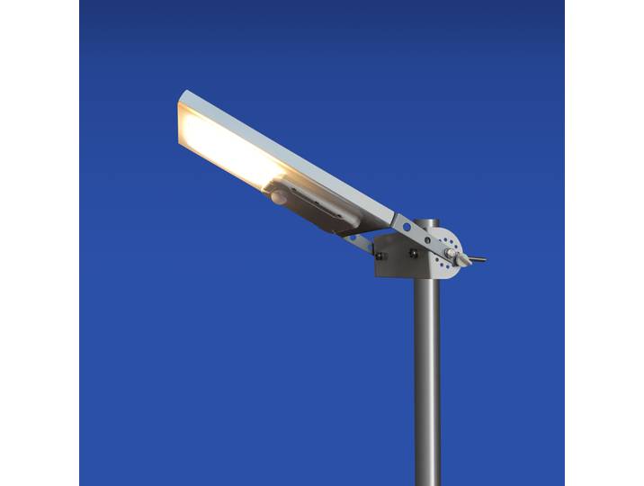 HEX 780X Lampe Blanche Chaude Imperméable Tout en un/ Capteur de Nuit 3 Modes de Puissance Alimenté par l’Énergie Solaire Lampe de Rue LED Solaire Lumière Extérieure