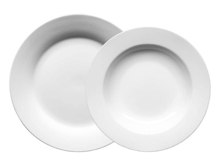 Tafelservice MÄSER Young 12-teilig , weiss (weiß), 12 tlg., Geschirr-Sets, Tafelservice