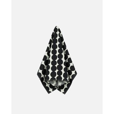 Geschirrtuch MARIMEKKO "RÄSYMATTO Teigtuch", schwarz-weiß (leinen, schwarz), B:43cm L:70cm, Baumwolle, Leinen, Geschirrtücher, Geschirrtuch, Leinen, 43x70 cm