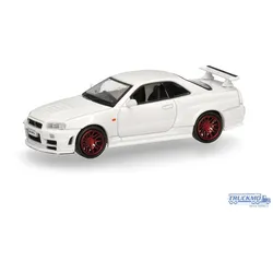 MicroCity Nissan GTR 34 weiß 87MC000055