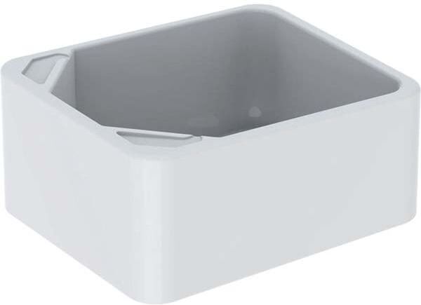 Geberit Publica lavabo 108000600 39 x 48 cm, sans trop-plein, blanc KeraTect