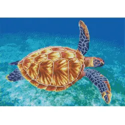 Pracht Diamond Dotz Squares - Graceful swimmer / Schildkröte, ca. 37 x 52 cm groß