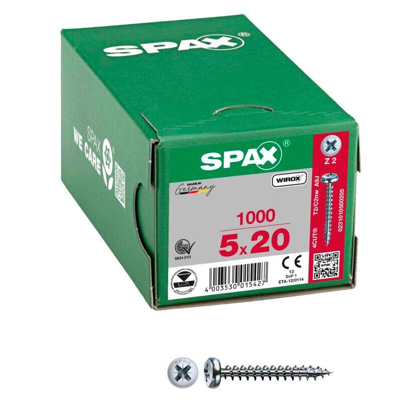 SPAX® Universalschrauben Z2 5x20 1000 St. 0231010500205