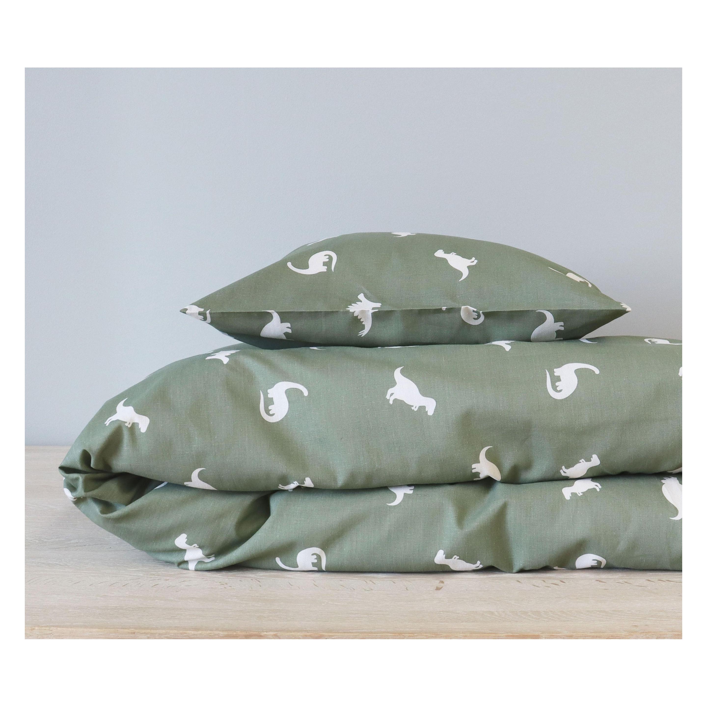 By Mats - Bed linen junior size 100x140 - Dino (100 x 140 cm, 45 x 40 cm) (MAT162)