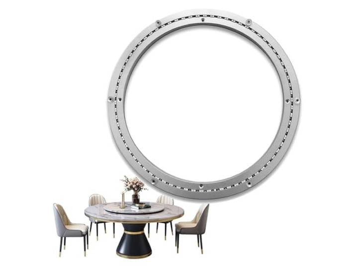 Esstisch-Drehplatte, Glatte, glatte, um 360 Grad drehbare Schwenkplatte(24 inches (600mm))
