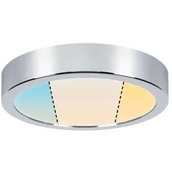 Paulmann LED Badleuchte AVIAR WhiteSwitch HomeSpa, IP44, 230V, Kunststoff, chrom, Ø 22cm, 13W 2700|4000|6500K PAUL-78925