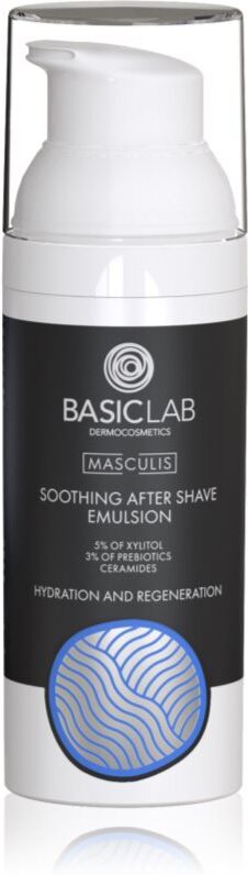 BasicLab Dermocosmetics Masculis émulsion apaisante après-rasage 50 ml