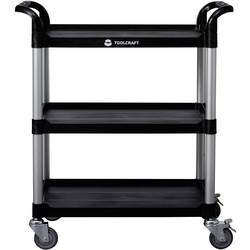 TOOLCRAFT 88 70 91 Servicewagen Aluminium, Kunststoff Herstellerfarbe: Aluminium (Natur), Schwarz