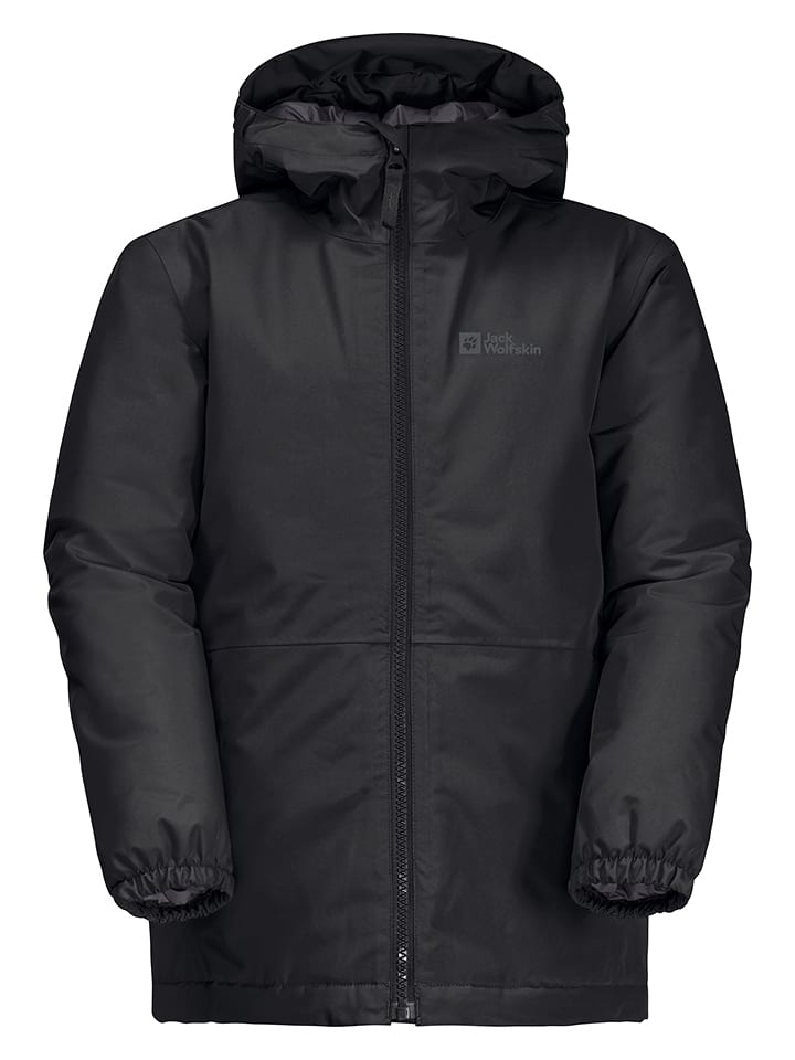 Jack Wolfskin Winterjacke "Bergland" in Schwarz - 128