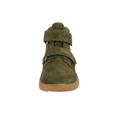 Stiefel LURCHI "Lurchi Samu Barefoot", Mädchen, Gr. 35, olive, Leder, Schuhe Stiefel