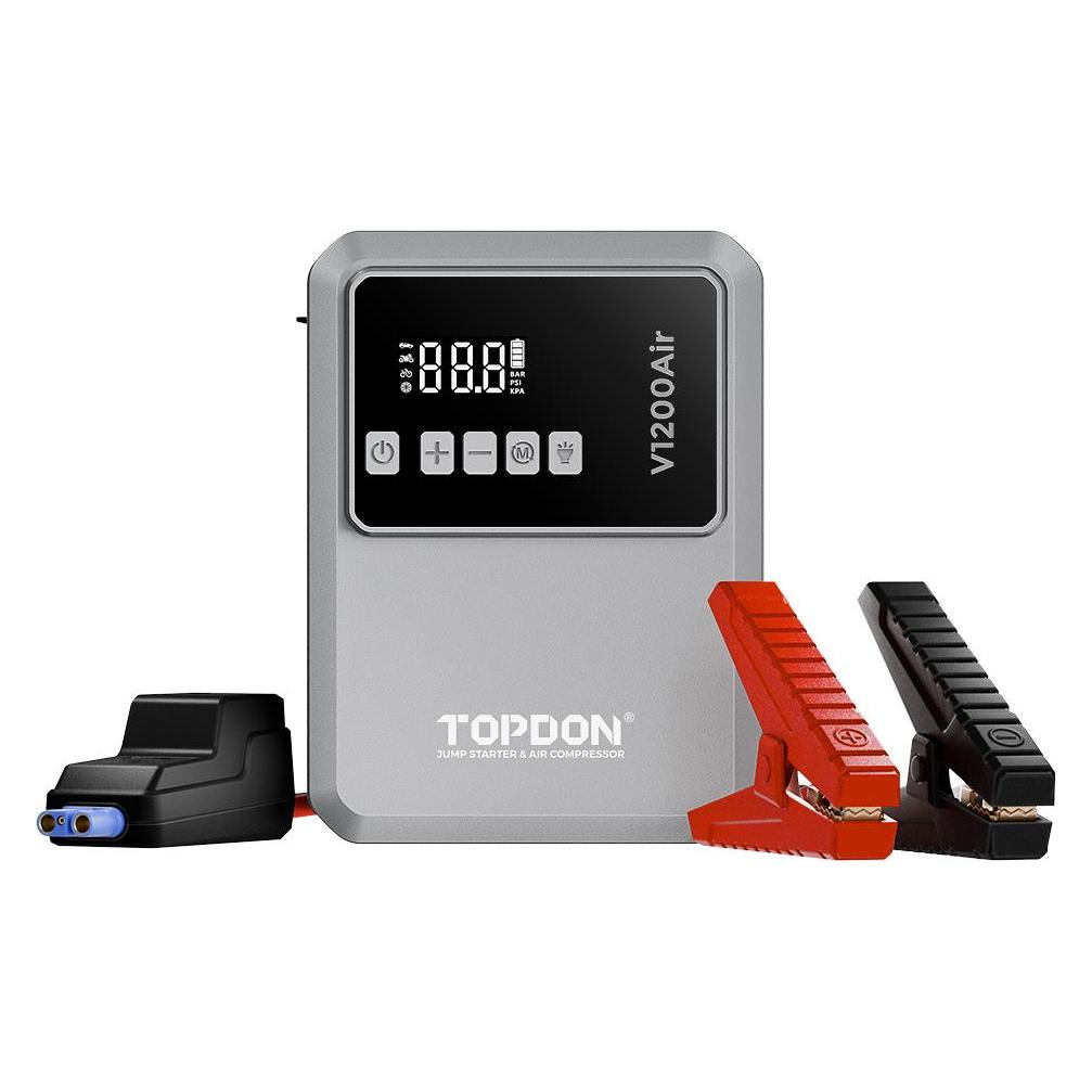 Topdon Car Jump Starter JumpSurge V1200air (1200 A, 10000 mAh) (TOPV1200AIR)